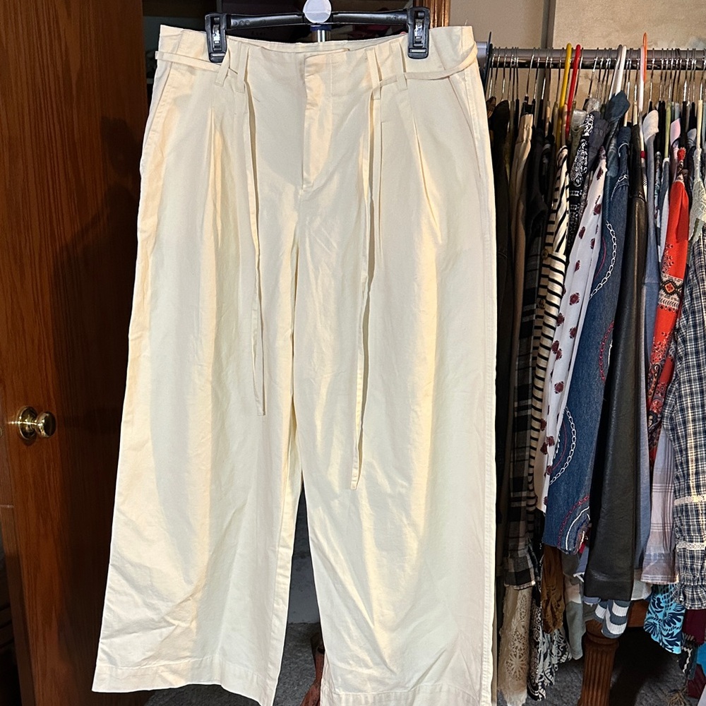 A New Day Off-White Trousers